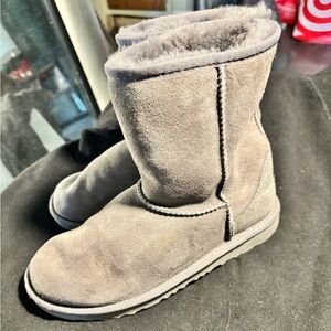 UGG Charcoal Shearling Boots